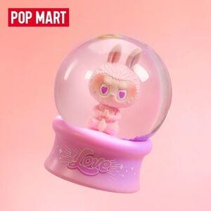 NWT Popmart | Labubu Big Into Energy Crystal Ball Snow Globe Confirmed Love